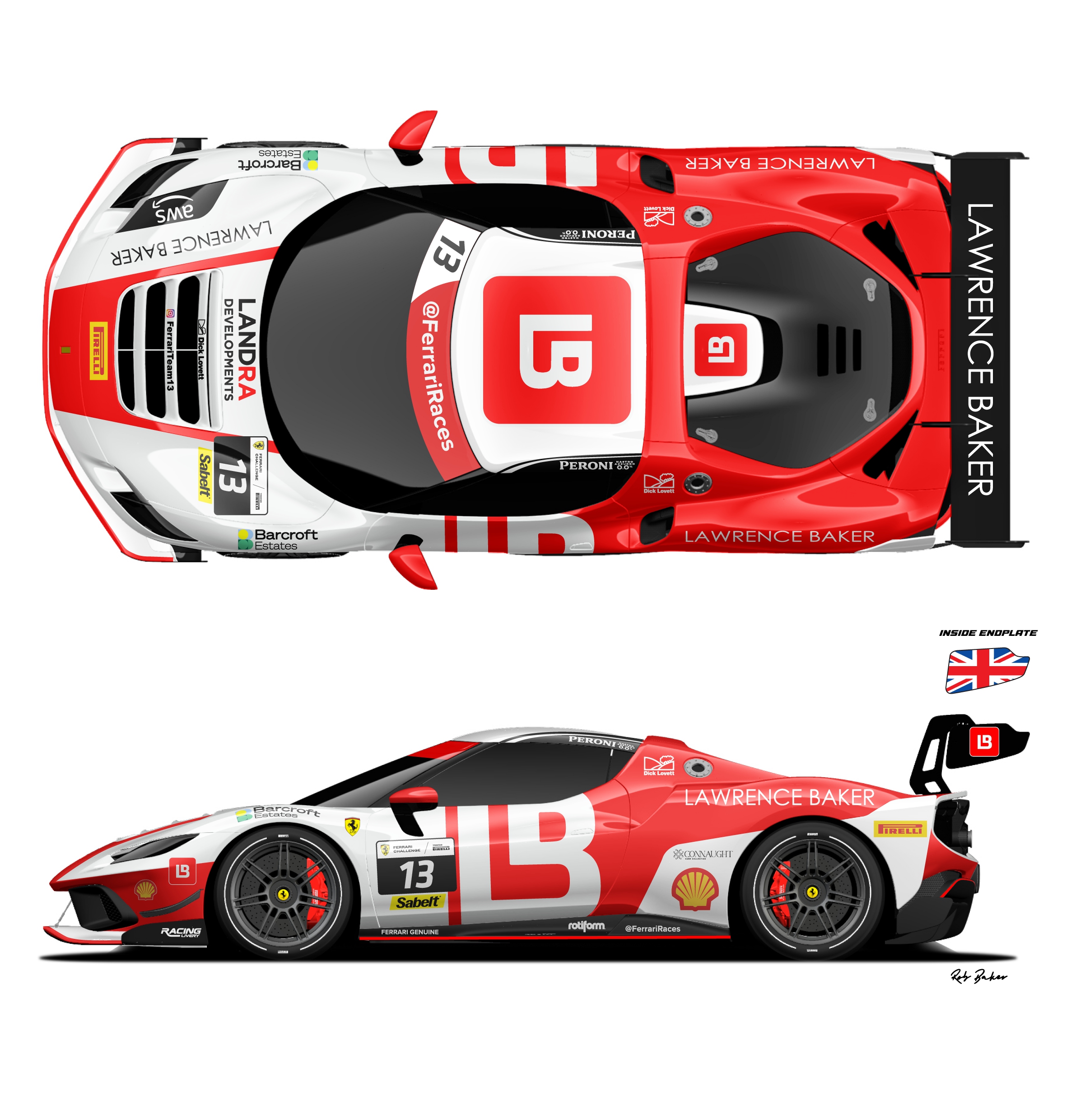 2Dレーシングラインエイペックスデザイン